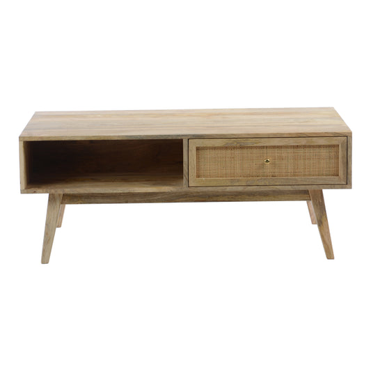 Moe's Home Reed Coffee Table in Natural (18" x 45.5" x 23.5") - BZ-1109-24