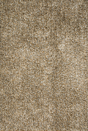 Carrera Shag Rug in Gold & Silver