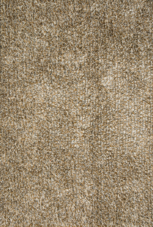 Carrera Shag Rug in Gold & Silver