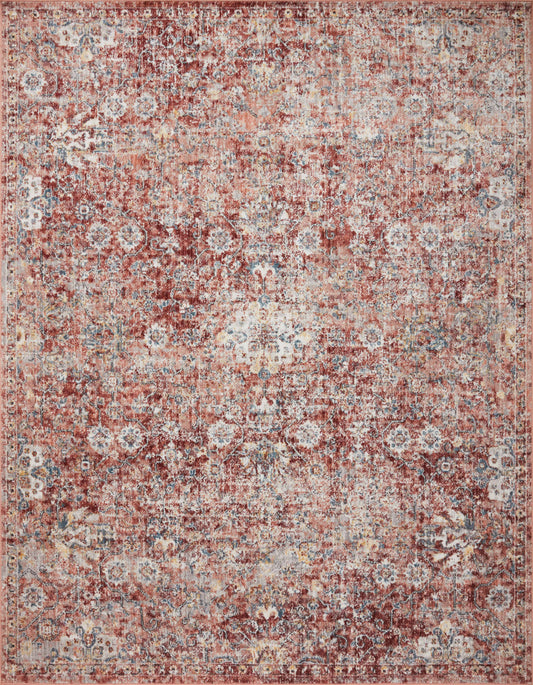 Cassandra Rug in Rust & Ivory