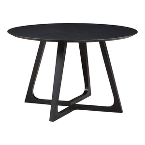 Moe's Home Godenza Dining Table in Black Ash (29.5' x 47.5' x 47.5') - CB-1003-02