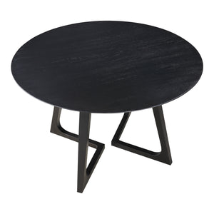 Moe's Home Godenza Dining Table in Black Ash (29.5' x 47.5' x 47.5') - CB-1003-02