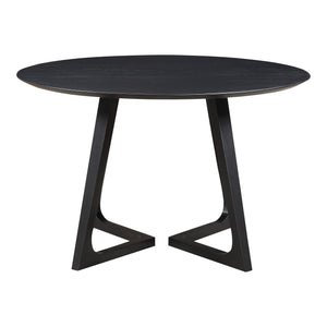 Moe's Home Godenza Dining Table in Black Ash (29.5' x 47.5' x 47.5') - CB-1003-02