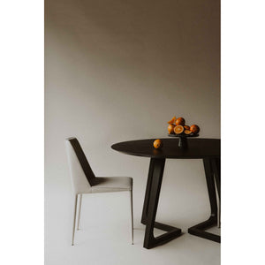 Moe's Home Godenza Dining Table in Black Ash (29.5' x 47.5' x 47.5') - CB-1003-02