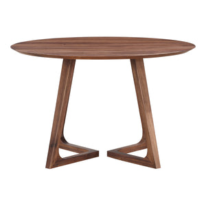 Moe's Home Godenza Dining Table in Walnut Brown (29.5' x 47' x 47') - CB-1003-03