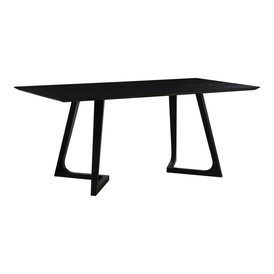 Moe's Home Godenza Dining Table in Black Ash (29.5' x 71' x 35.5') - CB-1004-02