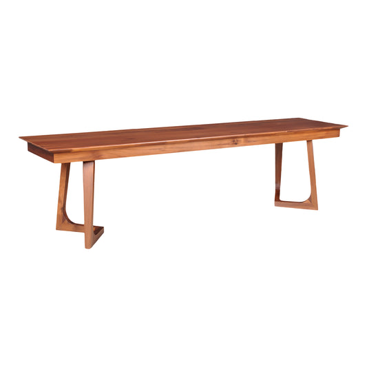 Moe's Home Godenza Dining Bench in Walnut Brown (18" x 67" x 16") - CB-1022-03