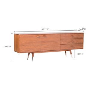 Moe's Home Sienna Sideboard in Large (30.5' x 83' x 16') - CB-1024-03