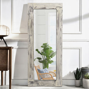 57-in H x 24-in W Wood Framed Full Length Mirror