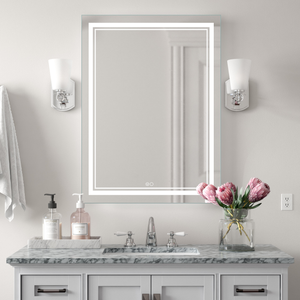 Modern LED Wall Mirror Lighted up Bathroom Mirror