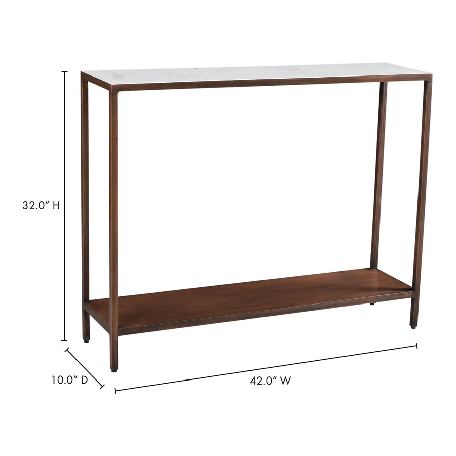 Moe's Home Bottego Console Table in Brown (32' x 42' x 10') - DR-1320-50