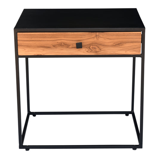 Moe's Home Mayna End Table in Black (19" x 19" x 14") - DR-1329-02