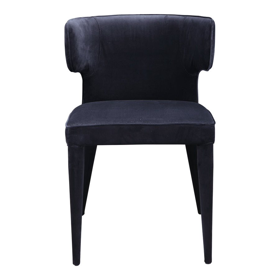 Moe's Home Jennaya Dining Chair in Black (31' x 20' x 19') - EH-1103-02