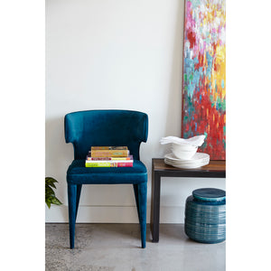 Moe's Home Jennaya Dining Chair in Teal (31' x 20' x 19') - EH-1103-36