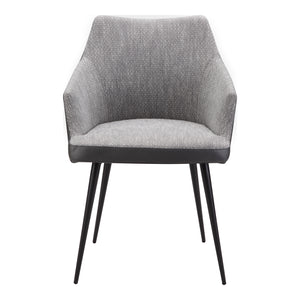 Moe's Home Beckett Dining Chair in Grey (31' x 21.5' x 22.5') - EJ-1027-15