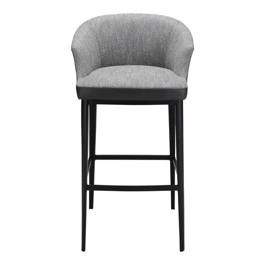 Moe's Home Beckett Bar Stool in Grey (37.5" x 21.5" x 21") - EJ-1029-15