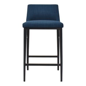 Moe's Home Baron Counter Stool in Blue (34' x 17.5' x 20') - EJ-1031-26