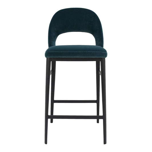 Moe's Home Roger Counter Stool in Teal Blue (38" x 16.5" x 20") - EJ-1036-36