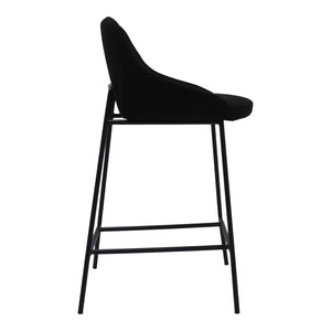 Moe's Home Shelby Counter Stool in Black (31.5' x 19' x 20.5') - EJ-1038-02