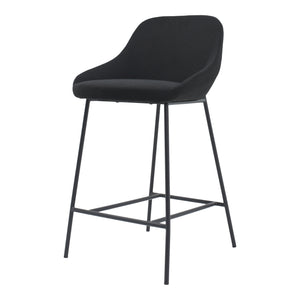 Moe's Home Shelby Counter Stool in Black (31.5' x 19' x 20.5') - EJ-1038-02