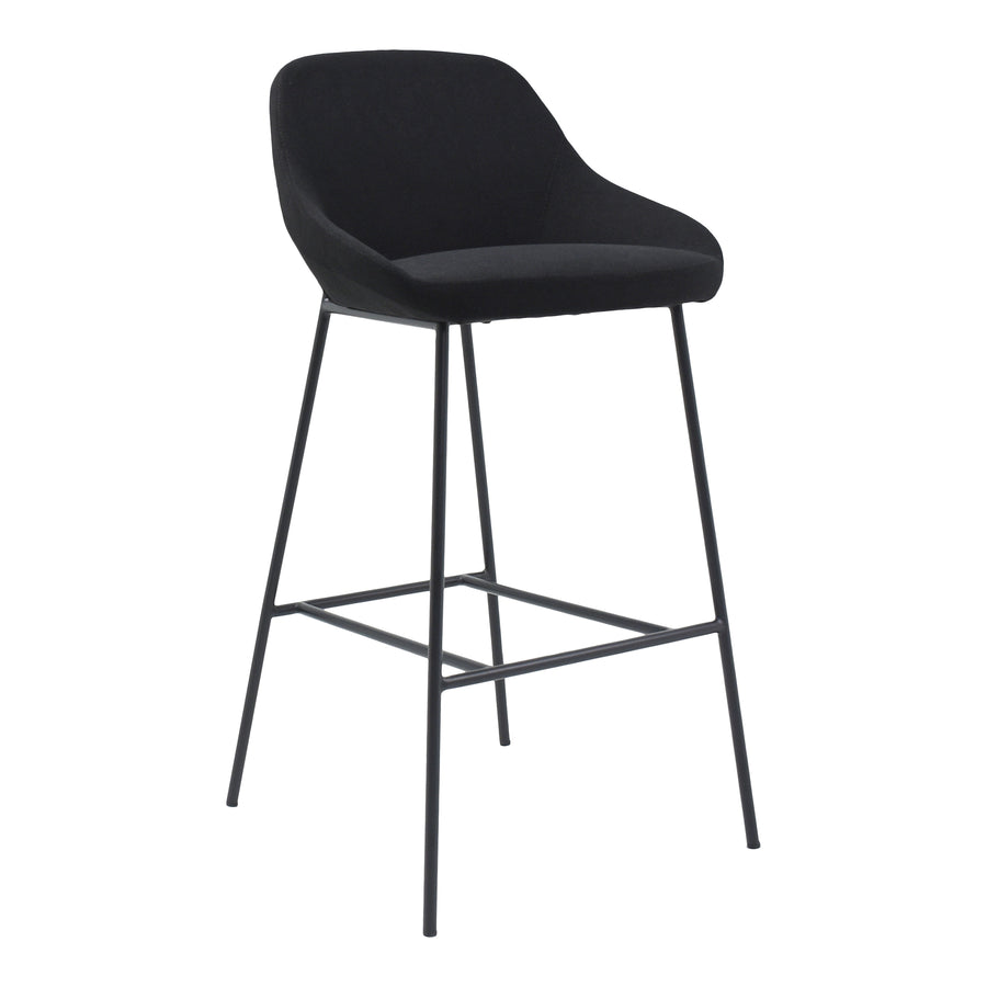 Moe's Home Shelby Bar Stool in Black (39.5' x 19' x 20.5') - EJ-1039-02