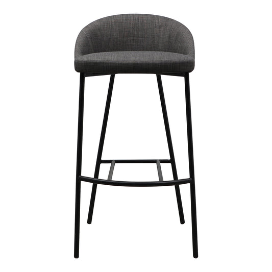 Moe's Home Soco Bar Stool in Charcoal Grey (31.5" x 26" x 20.5") - EJ-1043-07