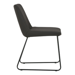 Moe's Home Villa Dining Chair in Black (31.7' x 19.3' x 23') - EQ-1010-02