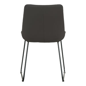 Moe's Home Villa Dining Chair in Black (31.7' x 19.3' x 23') - EQ-1010-02