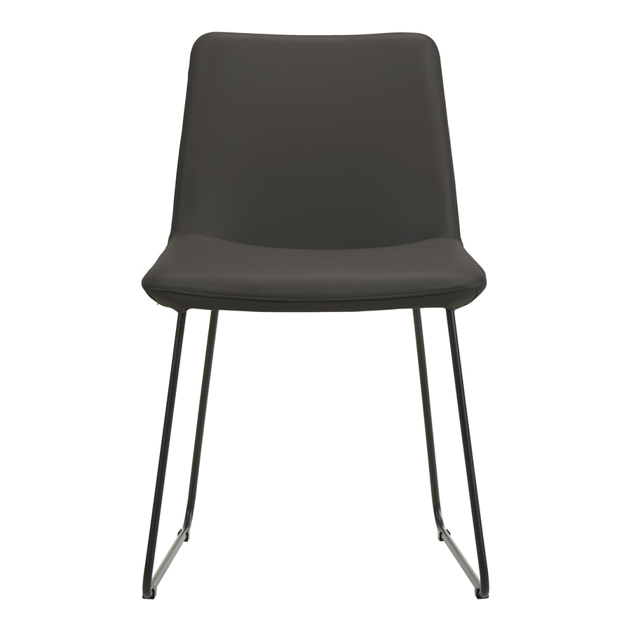 Moe's Home Villa Dining Chair in Black (31.7' x 19.3' x 23') - EQ-1010-02