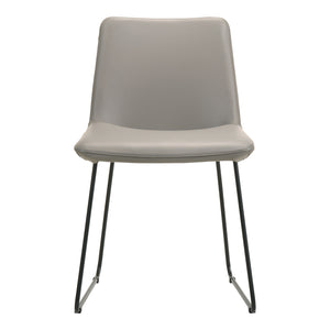 Moe's Home Villa Dining Chair in Grey (31.7' x 19.3' x 23') - EQ-1010-15