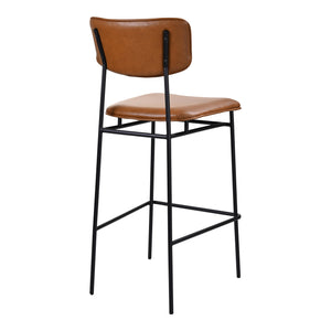 Moe's Home Sailor Bar Stool in Brown (42.5' x 18.1' x 21.5') - EQ-1014-03