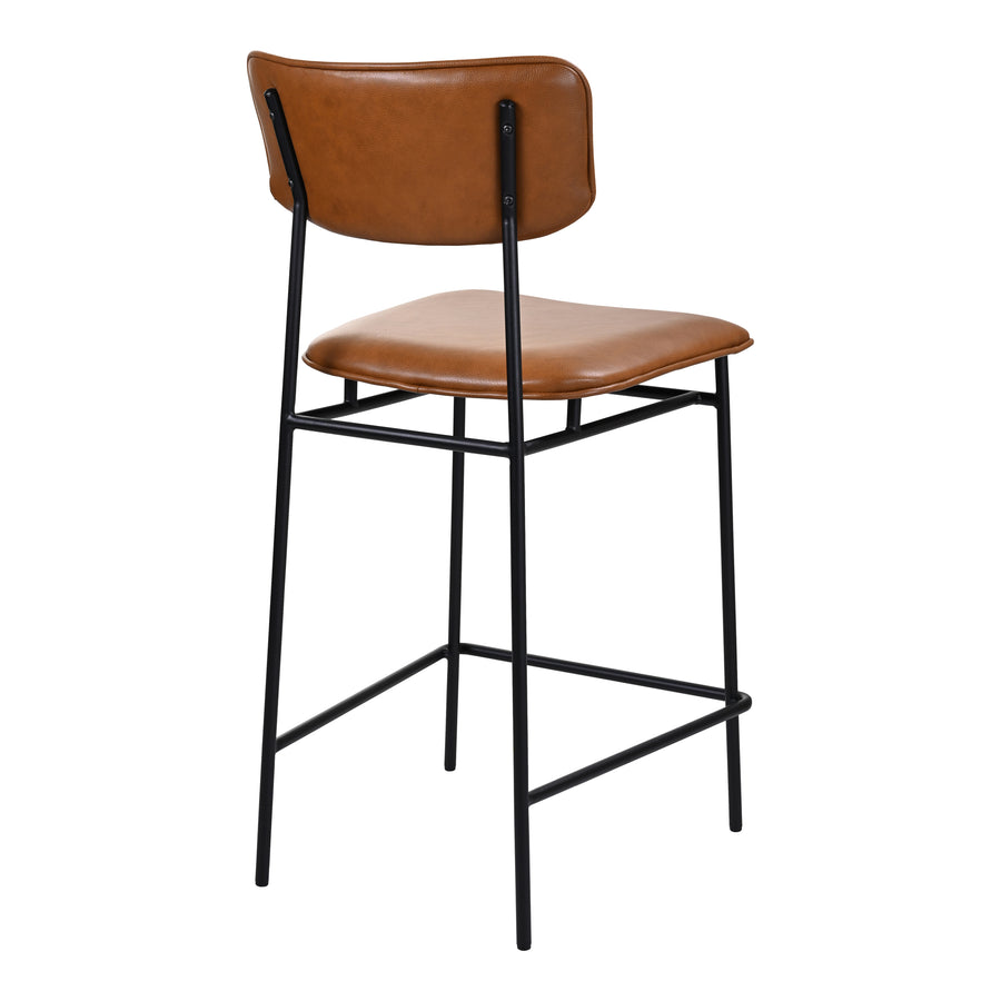 Moe's Home Sailor Counter Stool in Brown (42.5' x 18.1' x 21.5') - EQ-1015-03