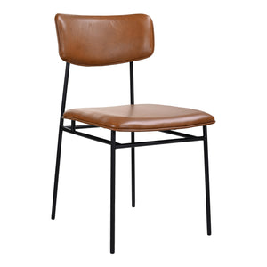 Moe's Home Sailor Dining Chair in Brown (33.85' x 18.7' x 22.5') - EQ-1016-03
