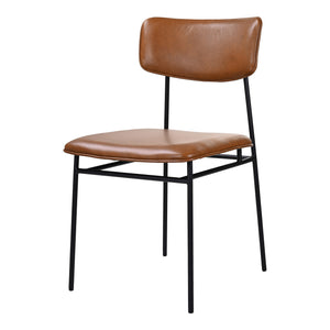 Moe's Home Sailor Dining Chair in Brown (33.85' x 18.7' x 22.5') - EQ-1016-03