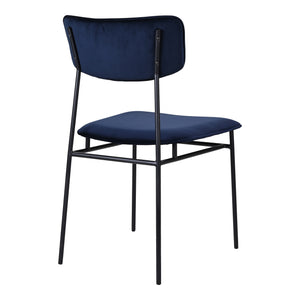 Moe's Home Sailor Dining Chair in Blue (33.85' x 18.7' x 22.5') - EQ-1016-26