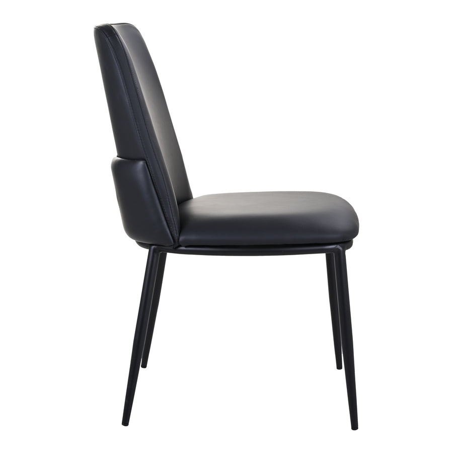 Moe's Home Douglas Dining Chair in Black (34' x 19.1' x 23.2') - EQ-1017-02