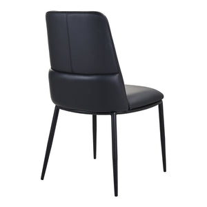 Moe's Home Douglas Dining Chair in Black (34' x 19.1' x 23.2') - EQ-1017-02