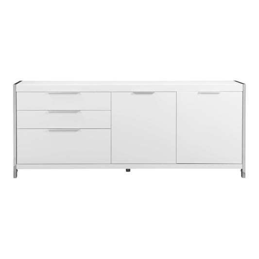 Moe's Home Neo Sideboard in White (31" x 75" x 17") - ER-1118-18