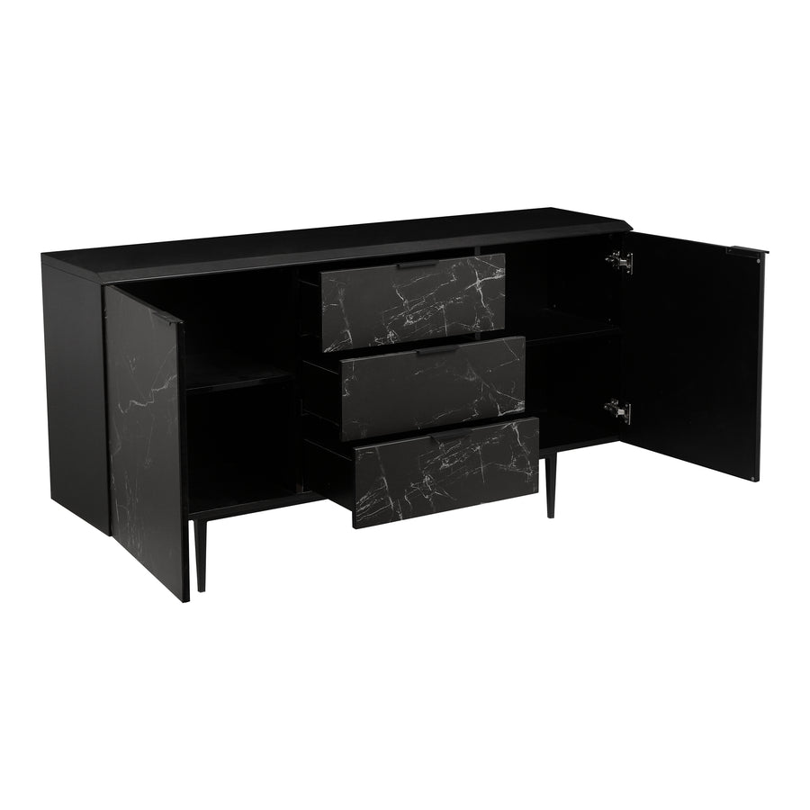 Moe's Home Medici Sideboard in Black (33.5' x 63' x 15.5') - ER-2011-07