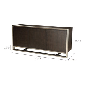 Moe's Home Vincent Sideboard in Brown (31.5' x 71' x 17.5') - ER-2013-20