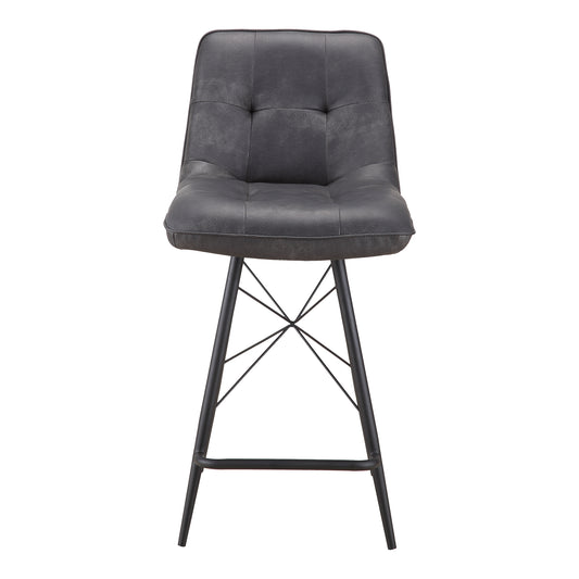 Moe's Home Morrison Counter Stool in Grey (36" x 18.5" x 21.5") - ER-2032-15