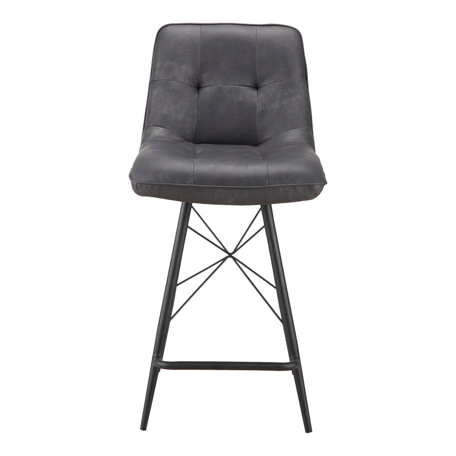 Moe's Home Morrison Counter Stool in Grey (36' x 18.5' x 21.5') - ER-2032-15