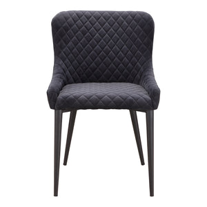 Moe's Home Etta Dining Chair in Dark Grey (32' x 20.5' x 23.5') - ER-2047-25