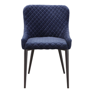Moe's Home Etta Dining Chair in Dark Blue (32' x 20.5' x 23.5') - ER-2047-46