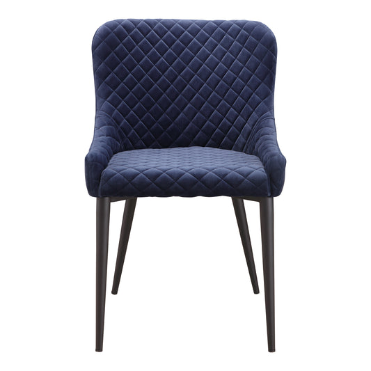 Moe's Home Etta Dining Chair in Dark Blue (32" x 20.5" x 23.5") - ER-2047-46