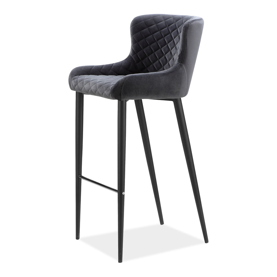 Moe's Home Etta Bar Stool in Dark Grey (41' x 18' x 21.5') - ER-2049-25