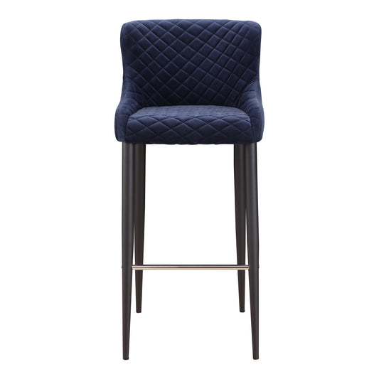 Moe's Home Etta Bar Stool in Dark Blue (41" x 18" x 21.5") - ER-2049-46