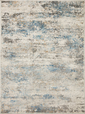 Estelle Rug in Ivory & Ocean