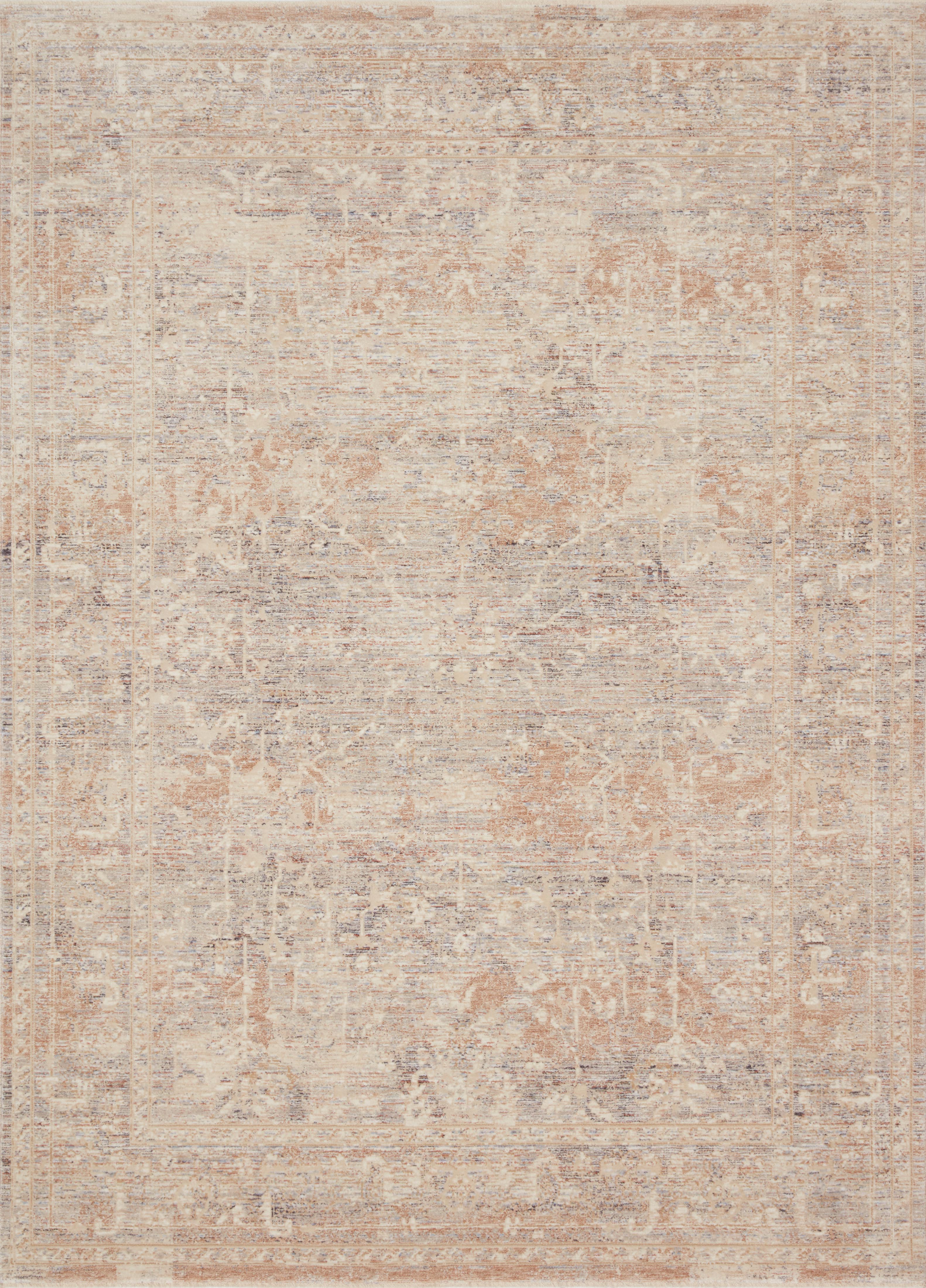 Faye Rug in Beige & Blue – Vevano
