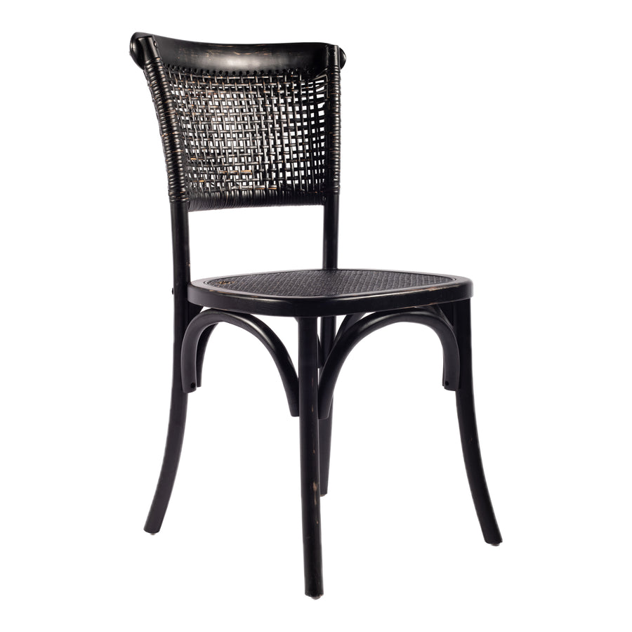 Moe's Home Churchill Dining Chair in Black (34.5' x 18' x 16.5') - FG-1001-02